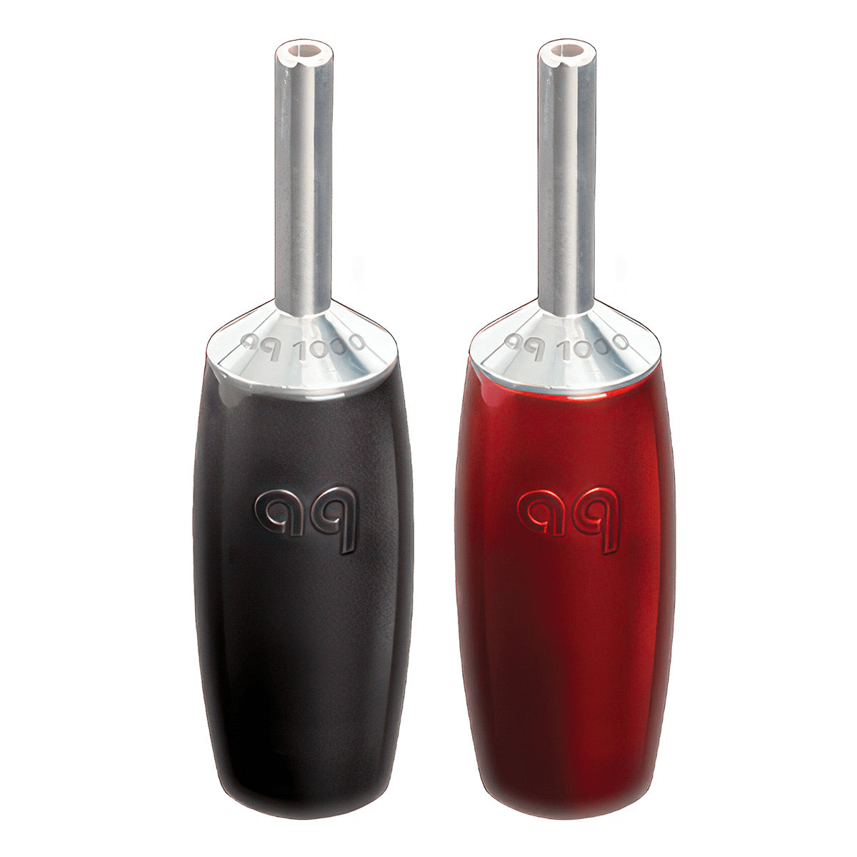 AudioQuest 1000 Series Banana Plugs - Set of 4 (Silver)