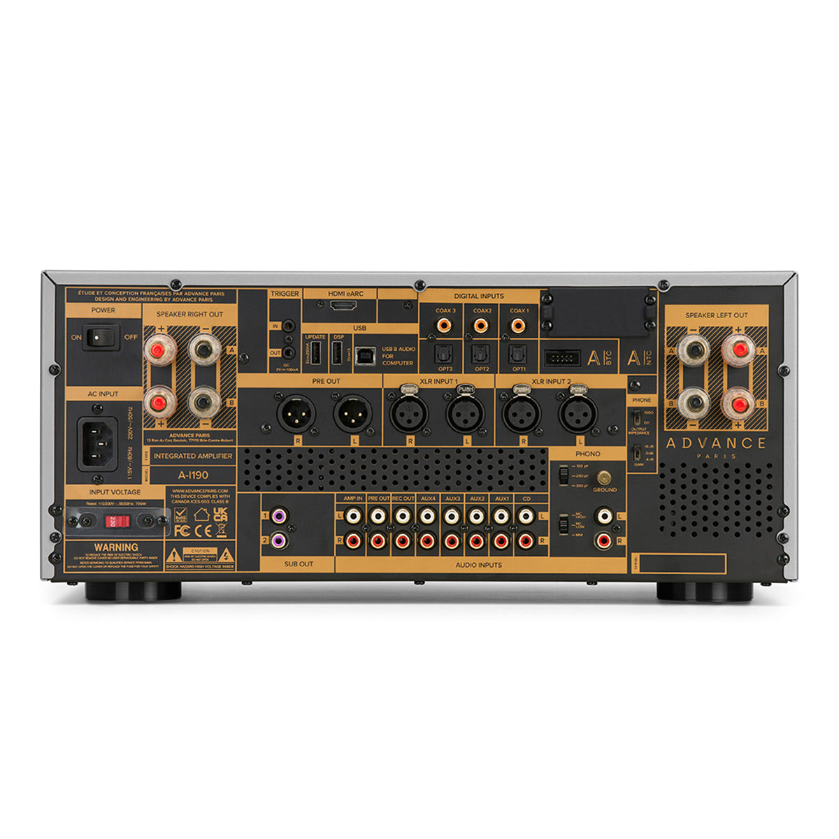 Advance Paris A-i190 NOVA Integrated Amplifer (Grey)