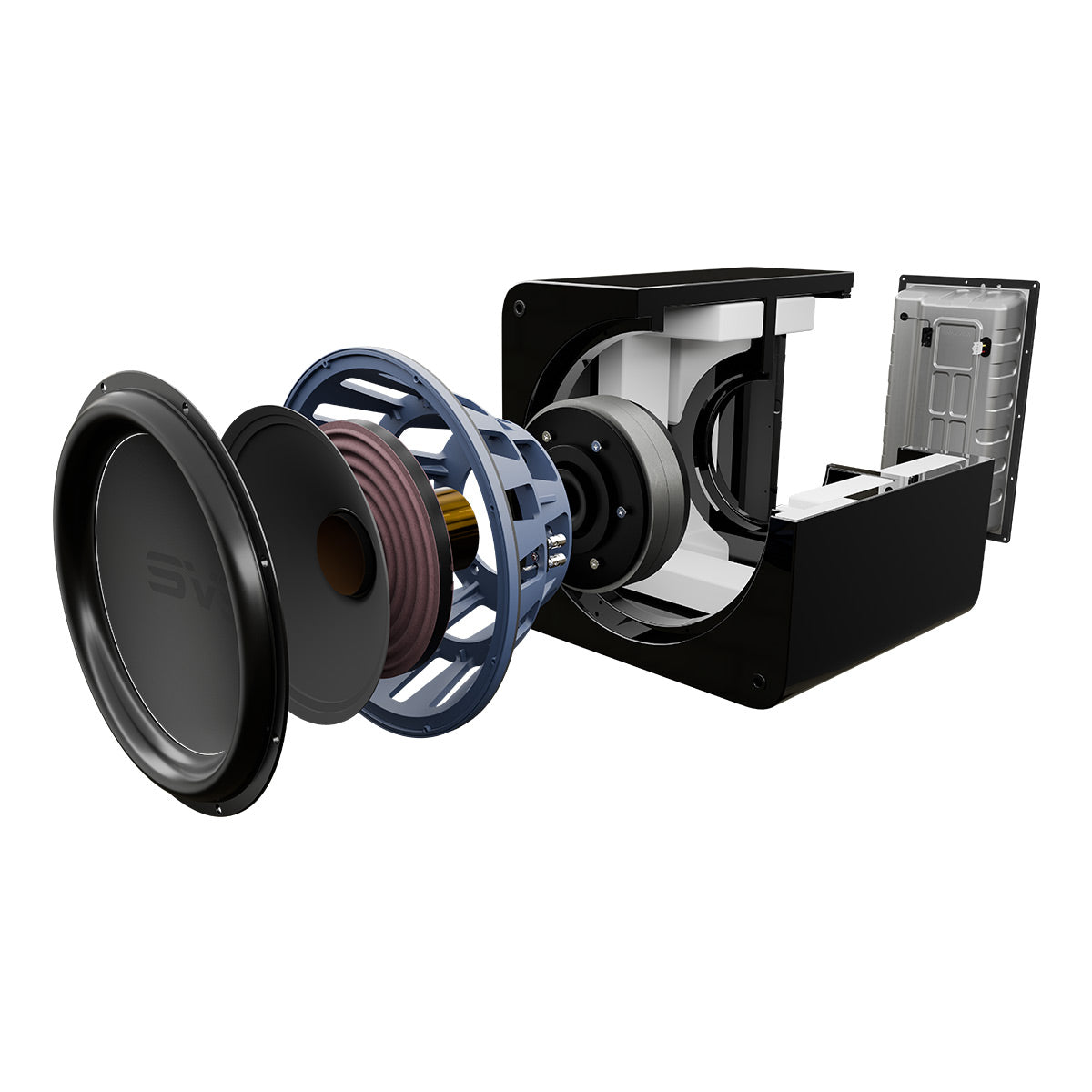 SVS SB-5000 R|Evolution 15" Ported Powered Subwoofer with SoundPath Wireless Audio Adapter (Piano Gloss)