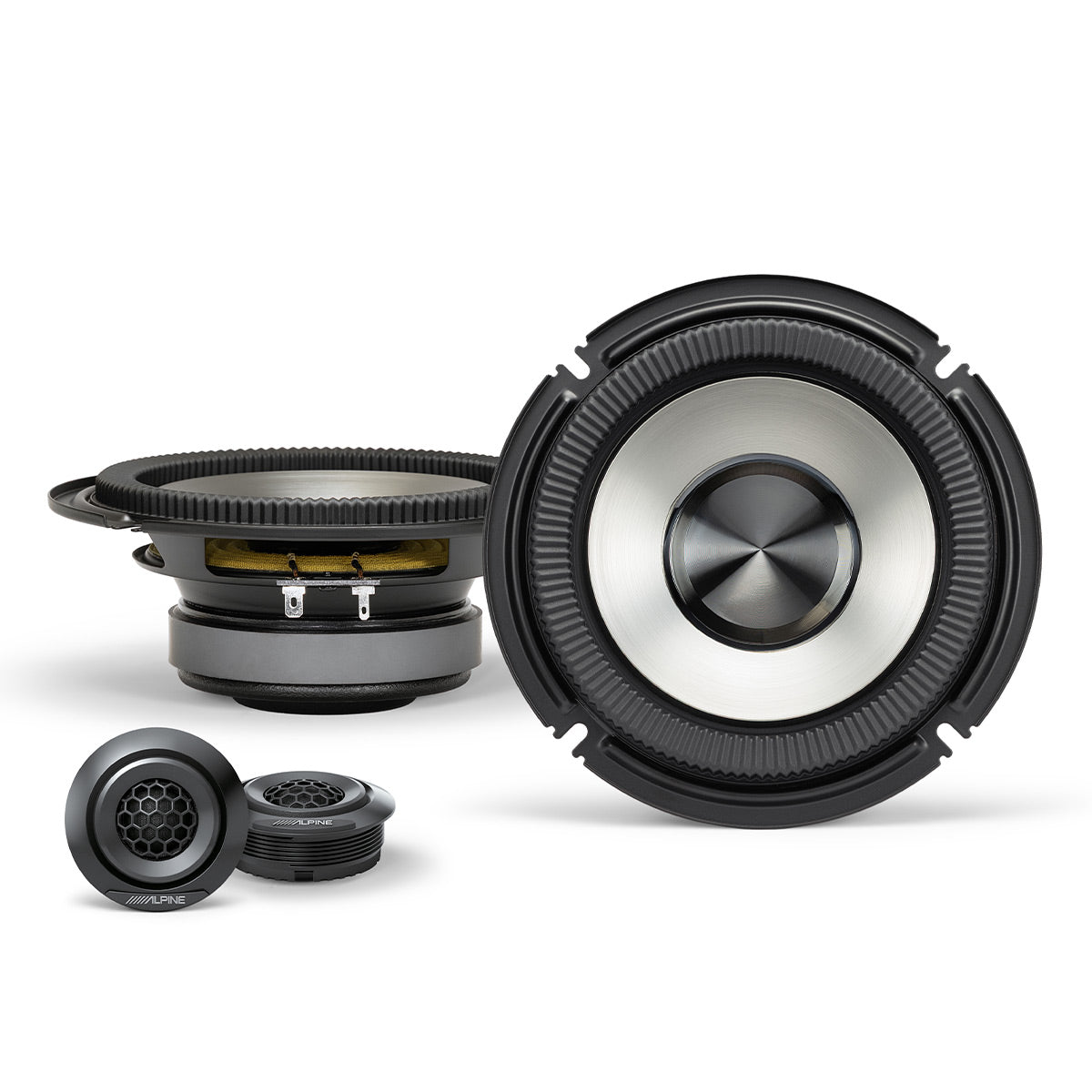 Alpine BRV-S65C 6.5" BassRev Component 2 Way Speaker Set