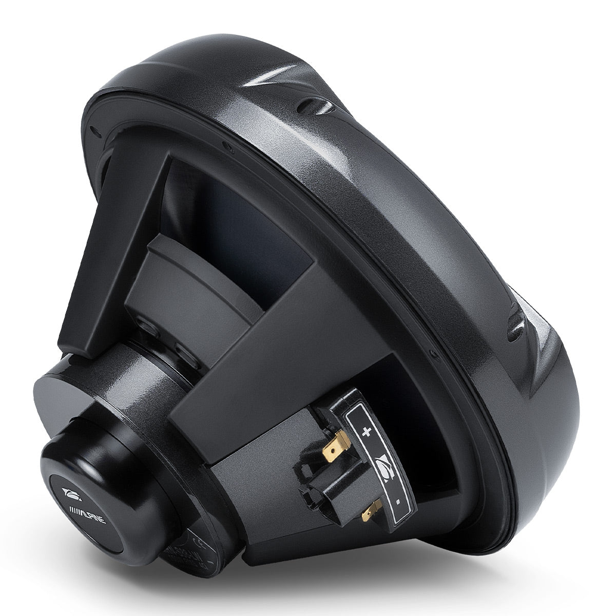 Alpine MRN-S88-LB Marine 8.8" Coaxial Speakers with RGB Lighting - Pair (Black)