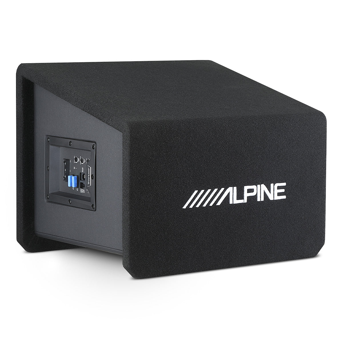 Alpine PWE-SB10 10" Powered Subwoofer Wedge Enclosure