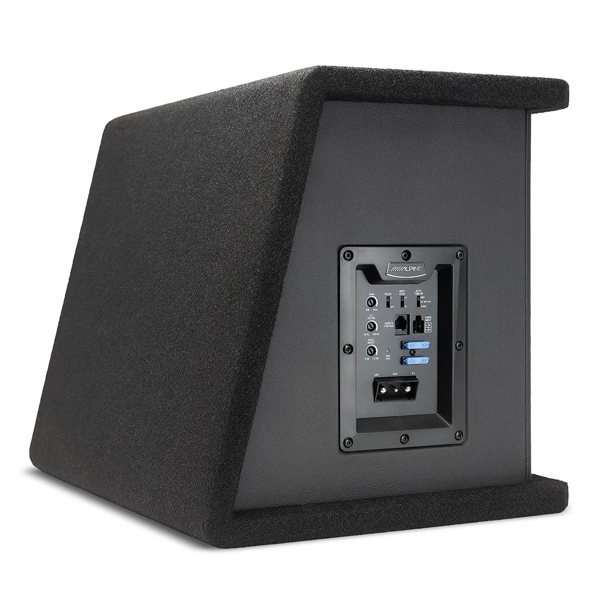 Alpine PWE-SB10 10" Powered Subwoofer Wedge Enclosure
