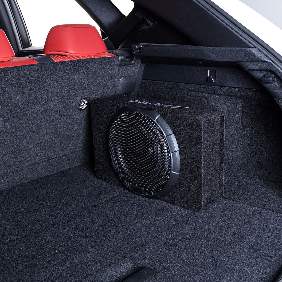 Alpine PWV-SB10 10" Powered Shallow Subwoofer with DSP