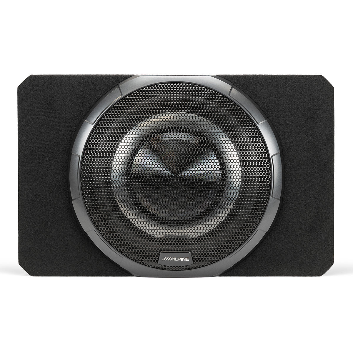 Alpine PWV-SB12 12" Powered Shallow Subwoofer with DSP