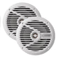 Alpine SPS-M601W 6.5" Coaxial 2-Way Marine Speakers - Pair (White)