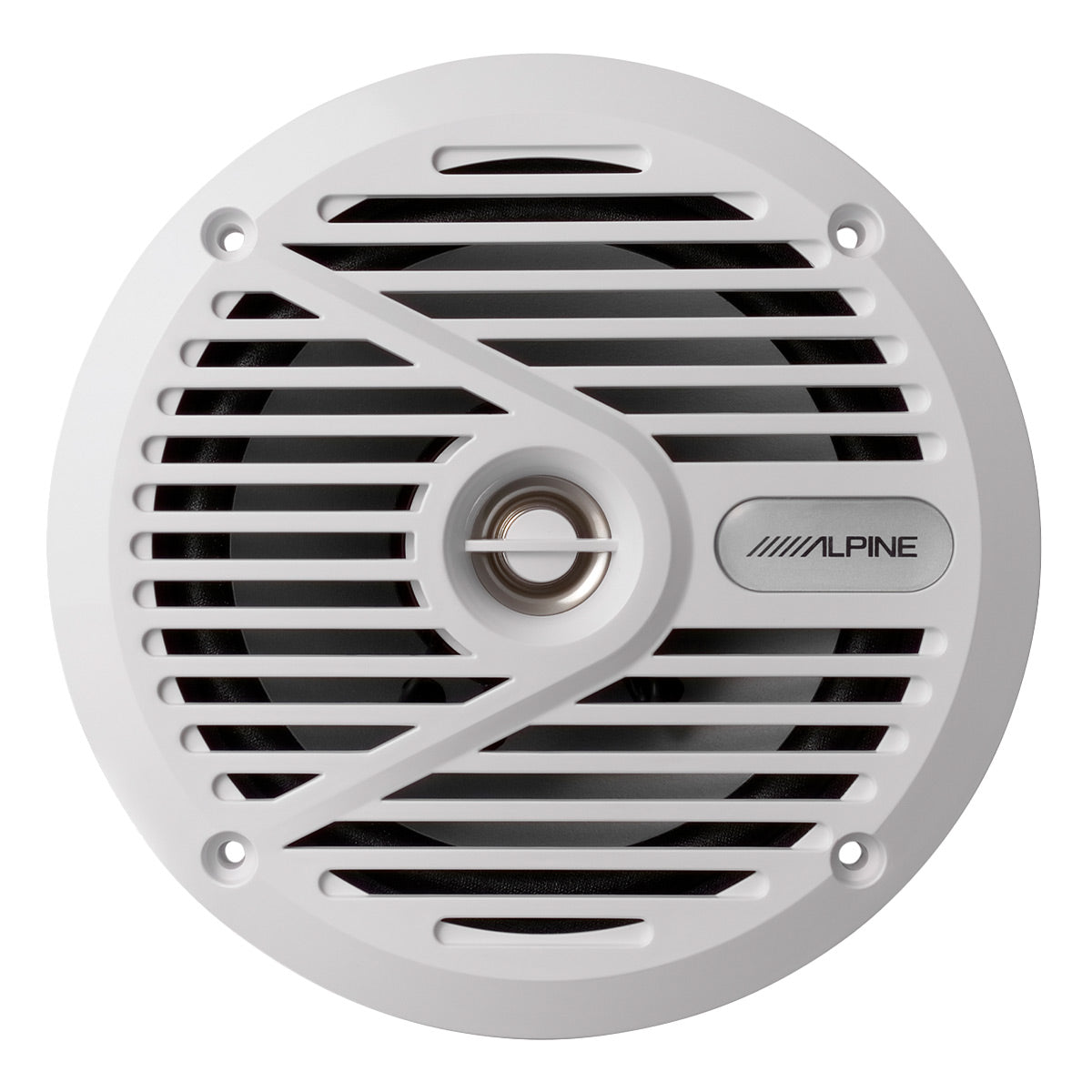 Alpine SPS-M601W 6.5" Coaxial 2-Way Marine Speakers - Pair (White)