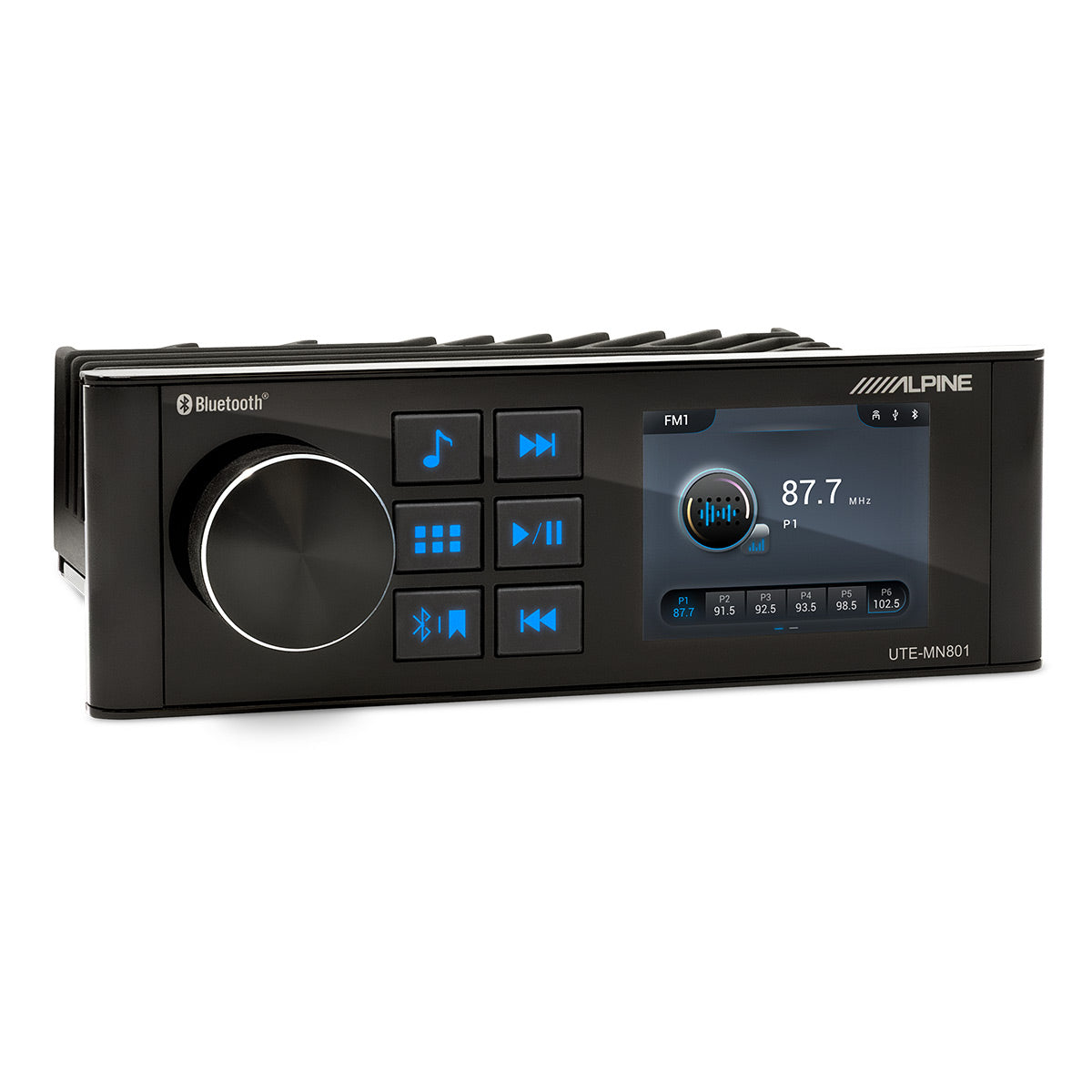 Alpine UTE-MN801 Marine Head Unit with NMEA 2000 Compatibility