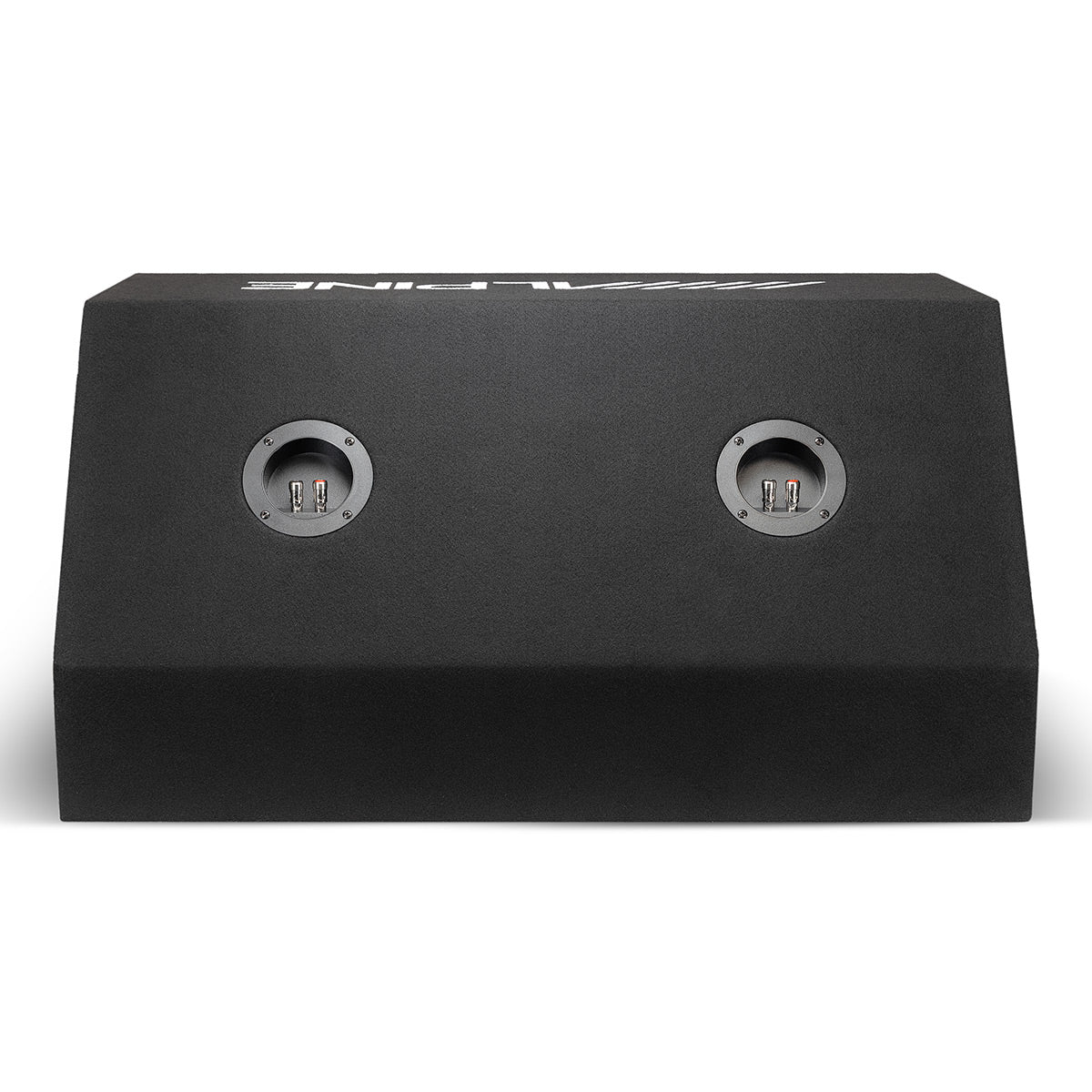 Alpine W-DB10V 10" Wedg-E Dual Vented Preloaded Wedge Subwoofer Enclosure