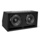 Alpine W-DB10V 10" Wedg-E Dual Vented Preloaded Wedge Subwoofer Enclosure