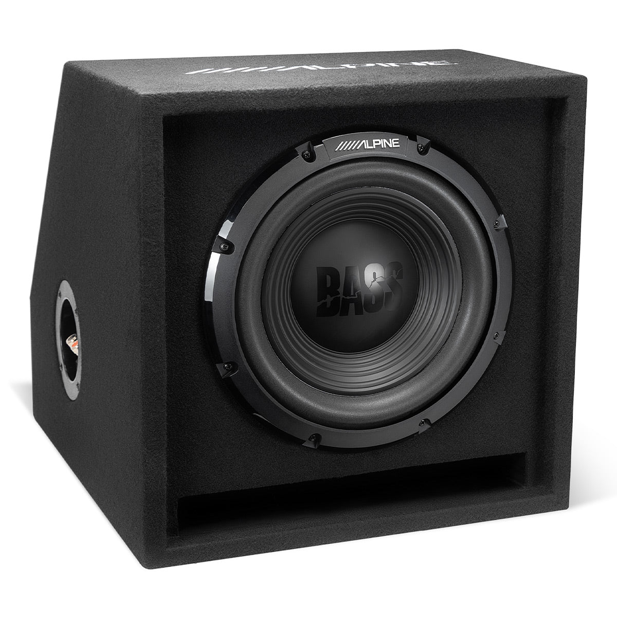 Alpine W-SB10V 10" Wedg-E Single Preloaded Wedge Subwoofer Enclosure