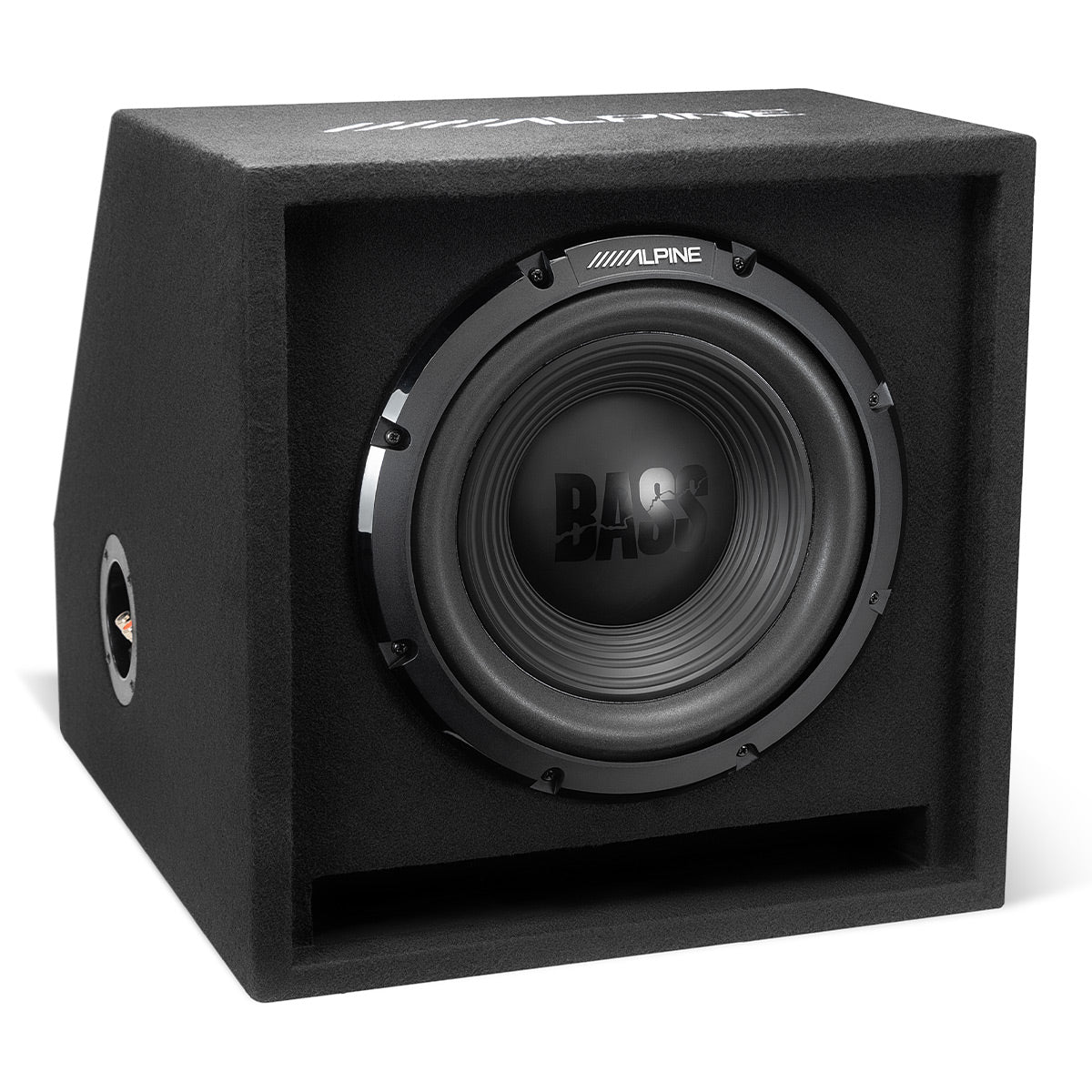 Alpine W-SB12V 12" Wedg-E Single Preloaded Wedge Subwoofer Enclosure