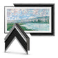 Deco TV Frames 55" Frame for Samsung The Frame TV 2021-2024 (Antique Silver & Black)