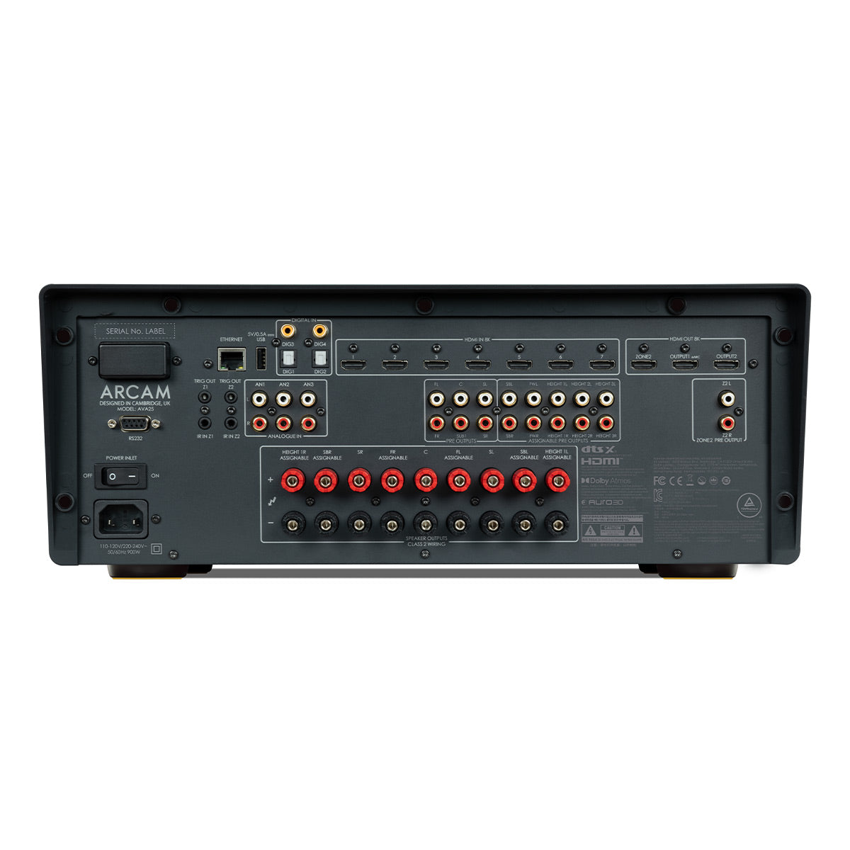 Arcam AVA25 9 Channel Class AB AV Amplifier