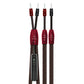 AudioQuest Brave Heart Silver Male Banana to Male Banana Full-Range ZERO-Tech Speaker Cable - Each (15 ft.)