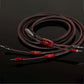 AudioQuest Brave Heart Silver Male Banana to Male Banana Full-Range ZERO-Tech Speaker Cable - Pair (8 ft.)