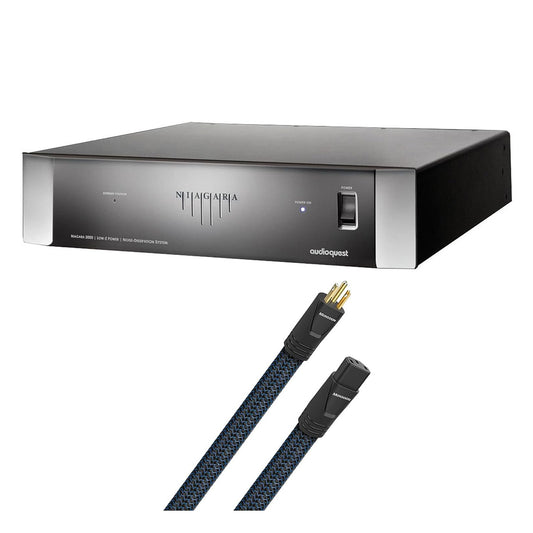 AudioQuest Niagara 3000 Low-Z Power Noise Dissipation System with AudioQuest Monsoon 1.0m High-Current 15 AMP AC Power Cable