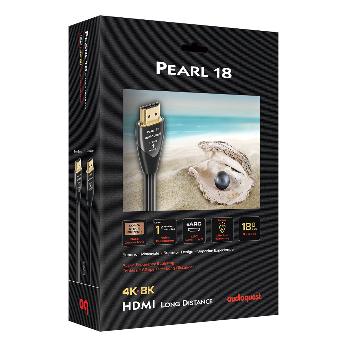 AudioQuest Pearl 18 Active HDMI Cable - 24.60 ft. (7.5m)