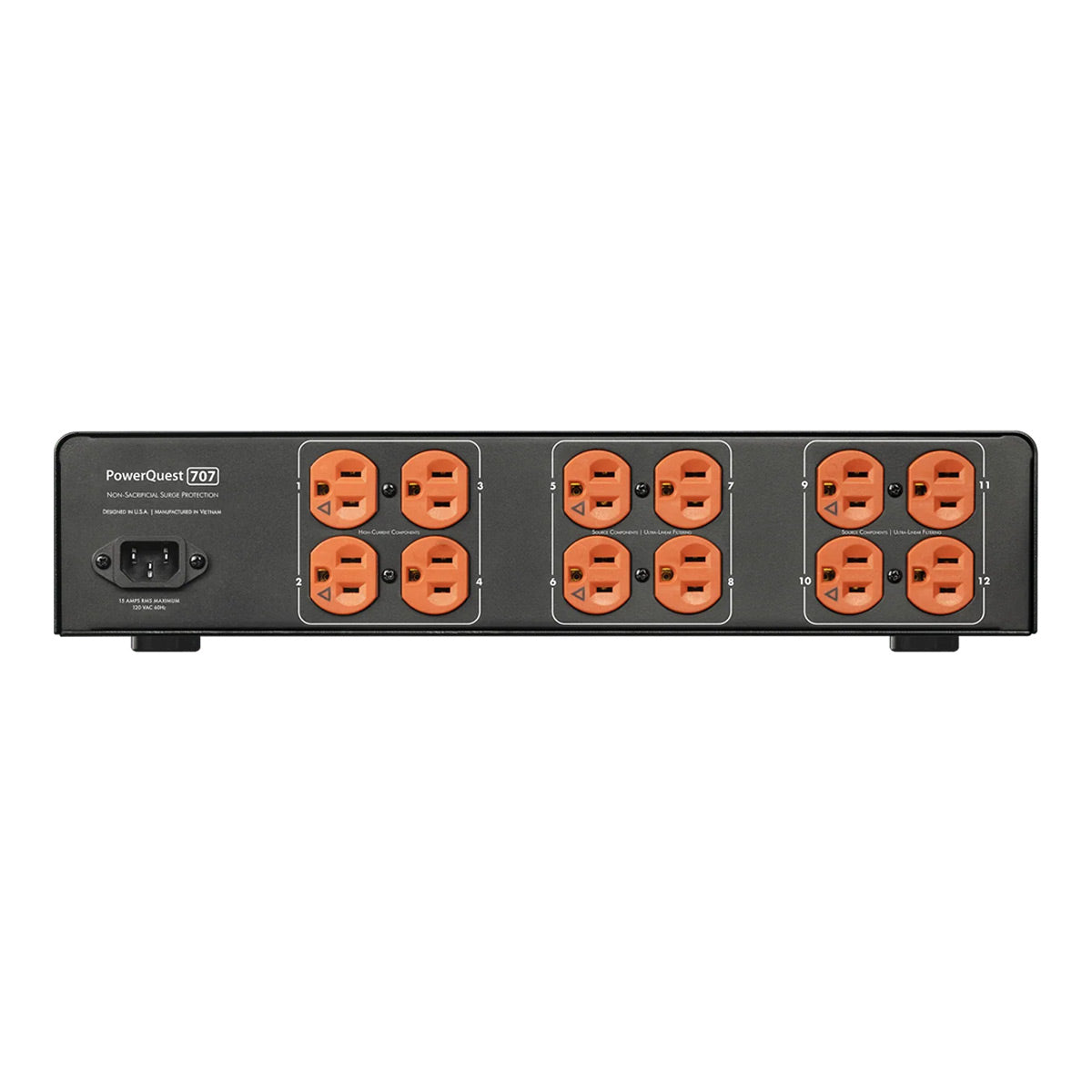 AudioQuest PowerQuest 707 Surge Protector and Power Conditioner with 12 Outlets