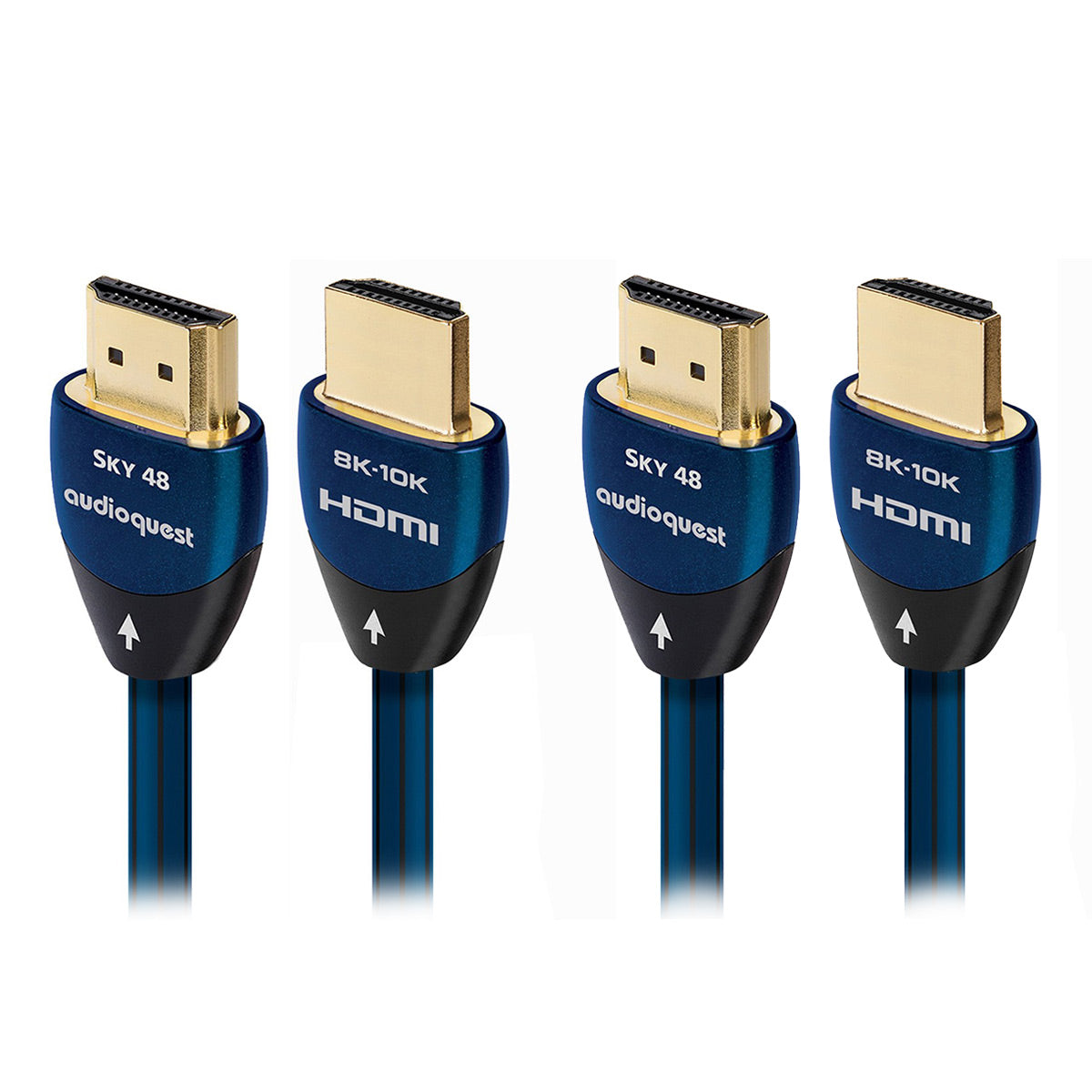 AudioQuest SKY 48 Gbps 8K 10K Ultra High Speed HDMI Cable - Pair (0.75 meters)