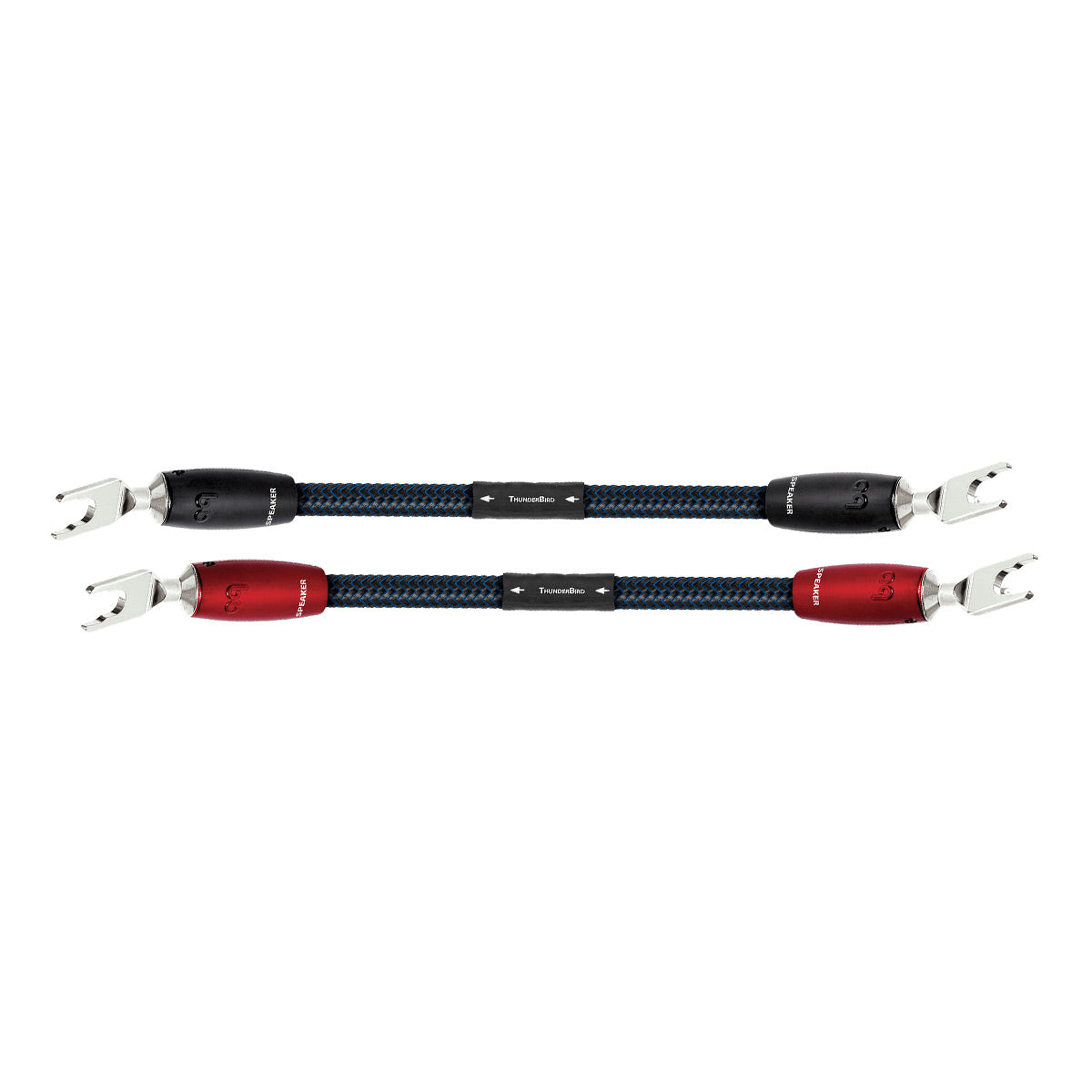 AudioQuest ThunderBird BiWire Spade to Spade Jumpers - Set of 4