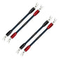 AudioQuest ThunderBird BiWire Spade to Spade Jumpers - Set of 4