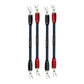 AudioQuest ThunderBird BiWire Spade to Spade Jumpers - Set of 4