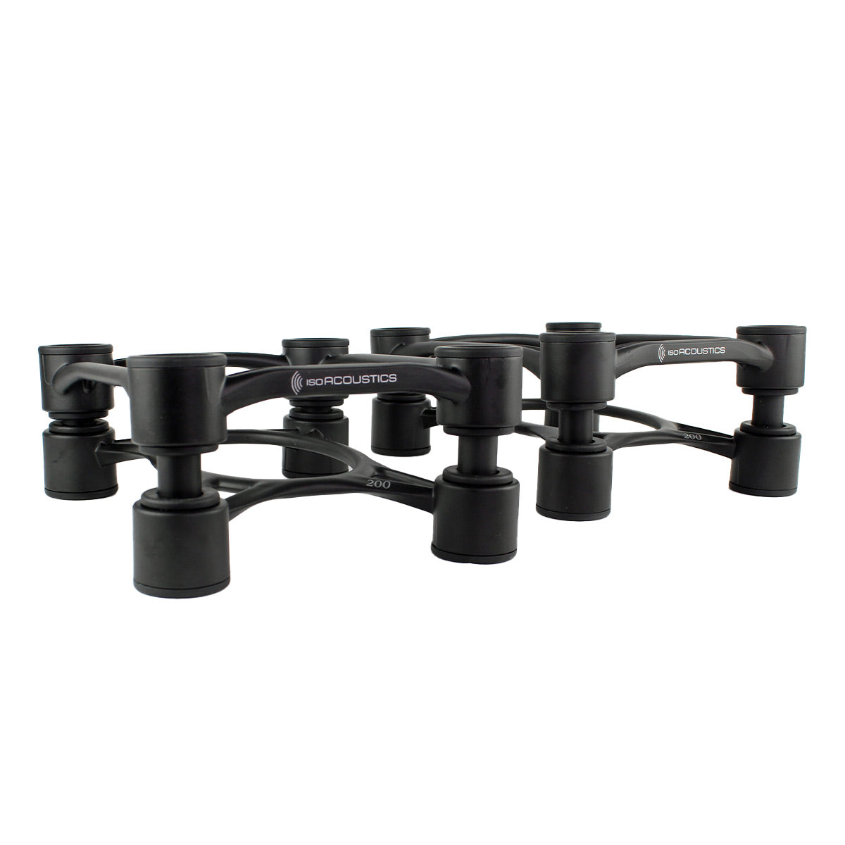 IsoAcoustics Aperta 200 Speaker Isolation Stand - Pair (Black)