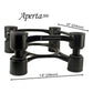 IsoAcoustics Aperta 200 Speaker Isolation Stand - Pair (Black)