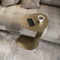 BDI Bink 1025 Mobile Media Table (Bronze)
