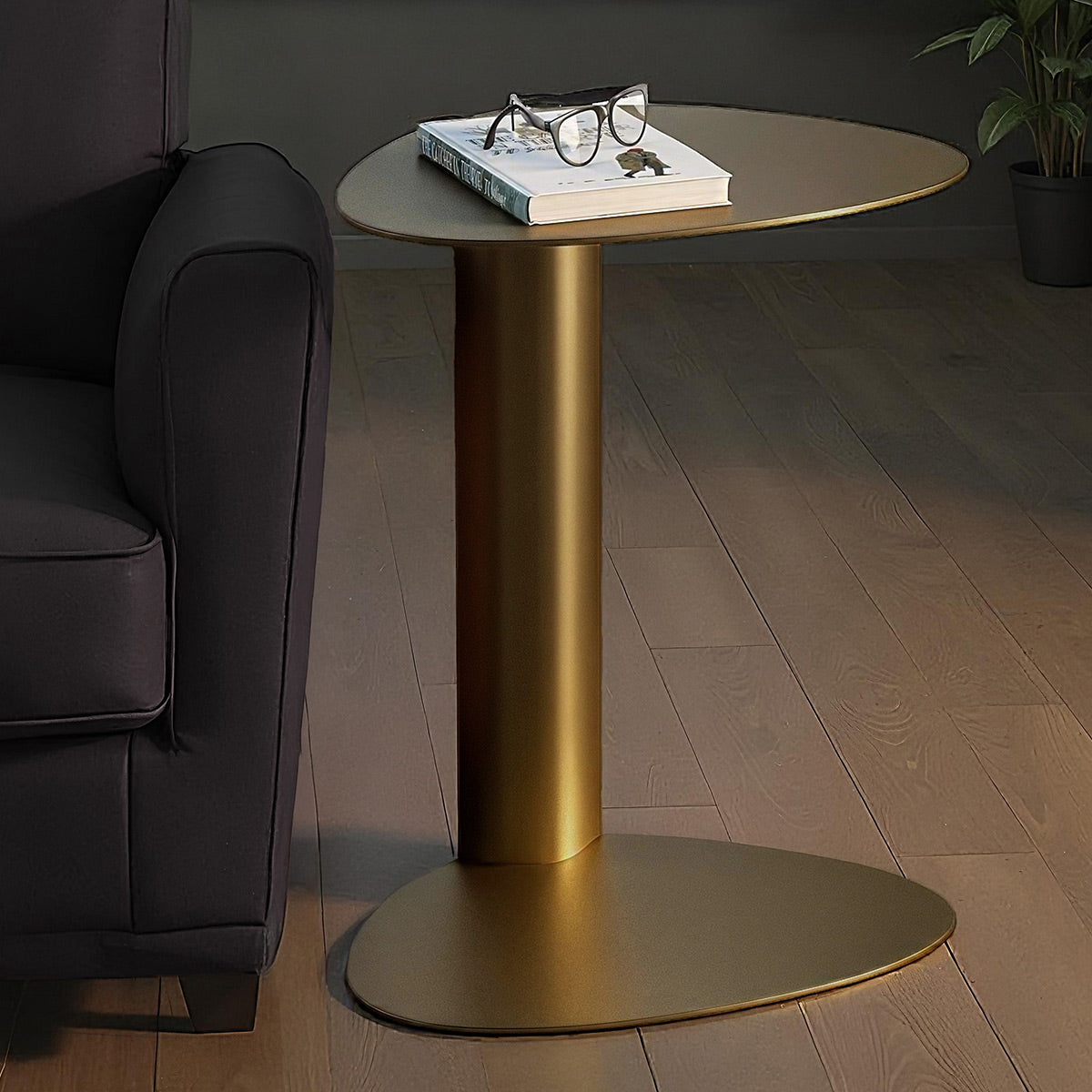 BDI Bink 1025 Mobile Media Table (Bronze)