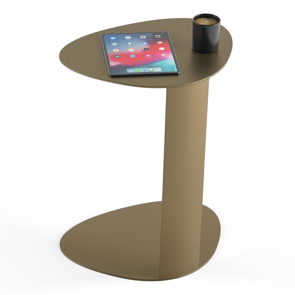 BDI Bink 1025 Mobile Media Table (Bronze)