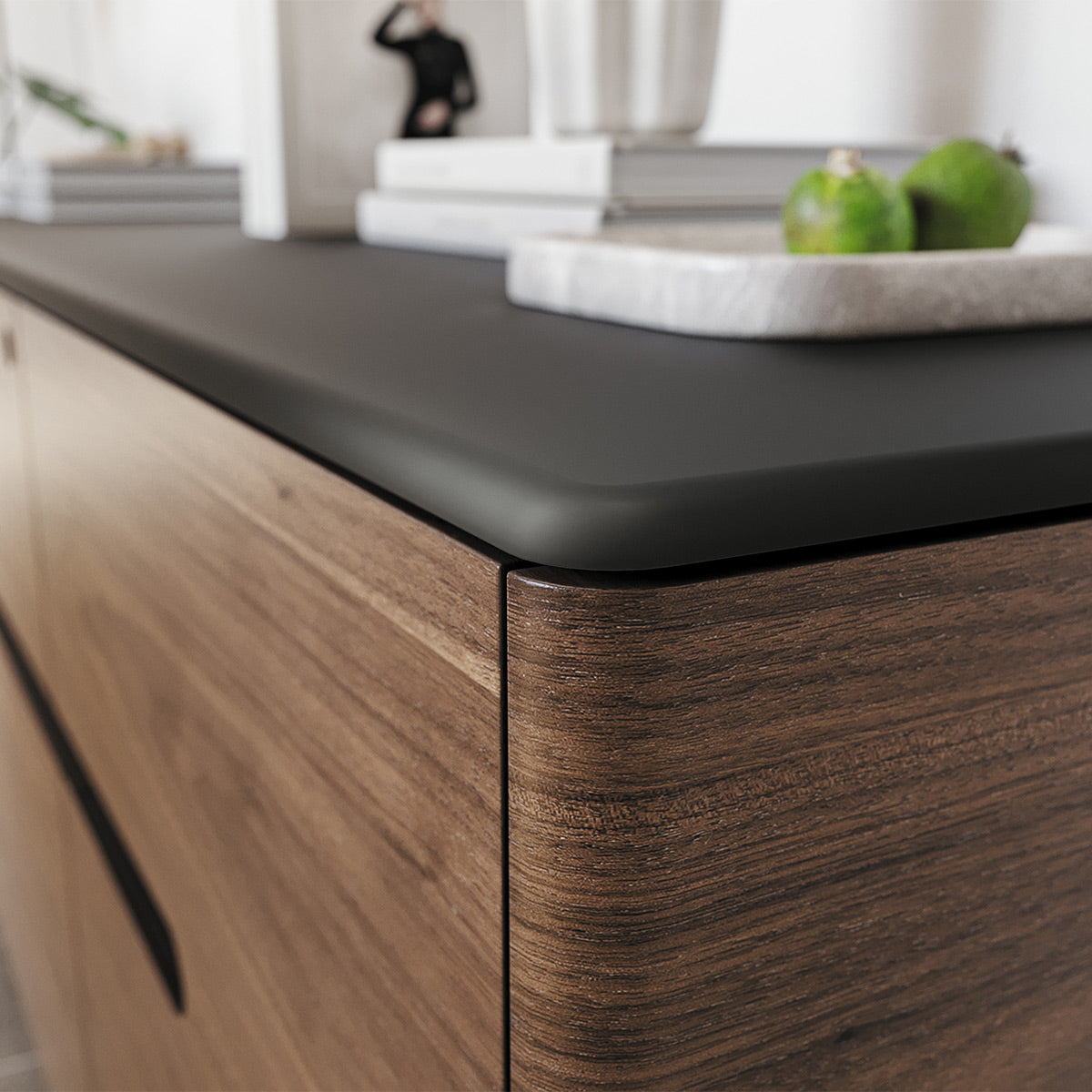BDI Luma 6720 Multifunction Cabinet (Walnut/Black)