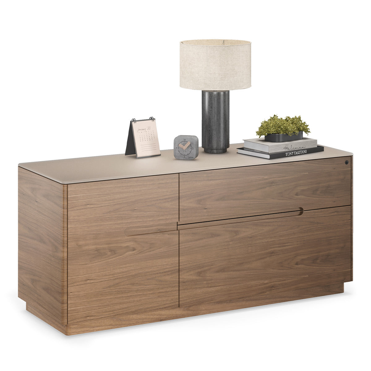 BDI Luma 6720 Multifunction Cabinet (Walnut/Dune)