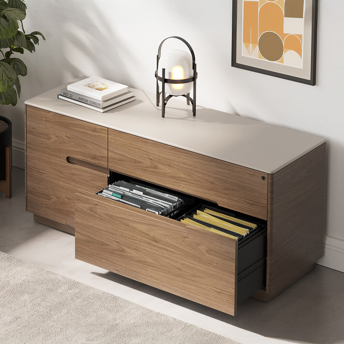 BDI Luma 6720 Multifunction Cabinet (Walnut/Dune)