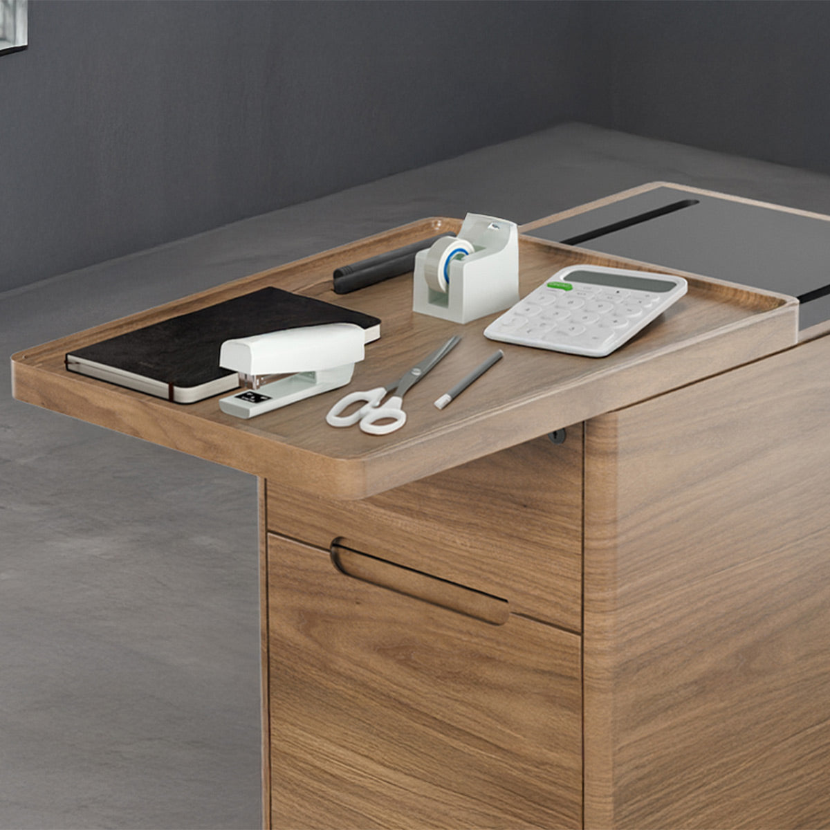 BDI Luma 6727 File Pedestal (Natural Walnut)