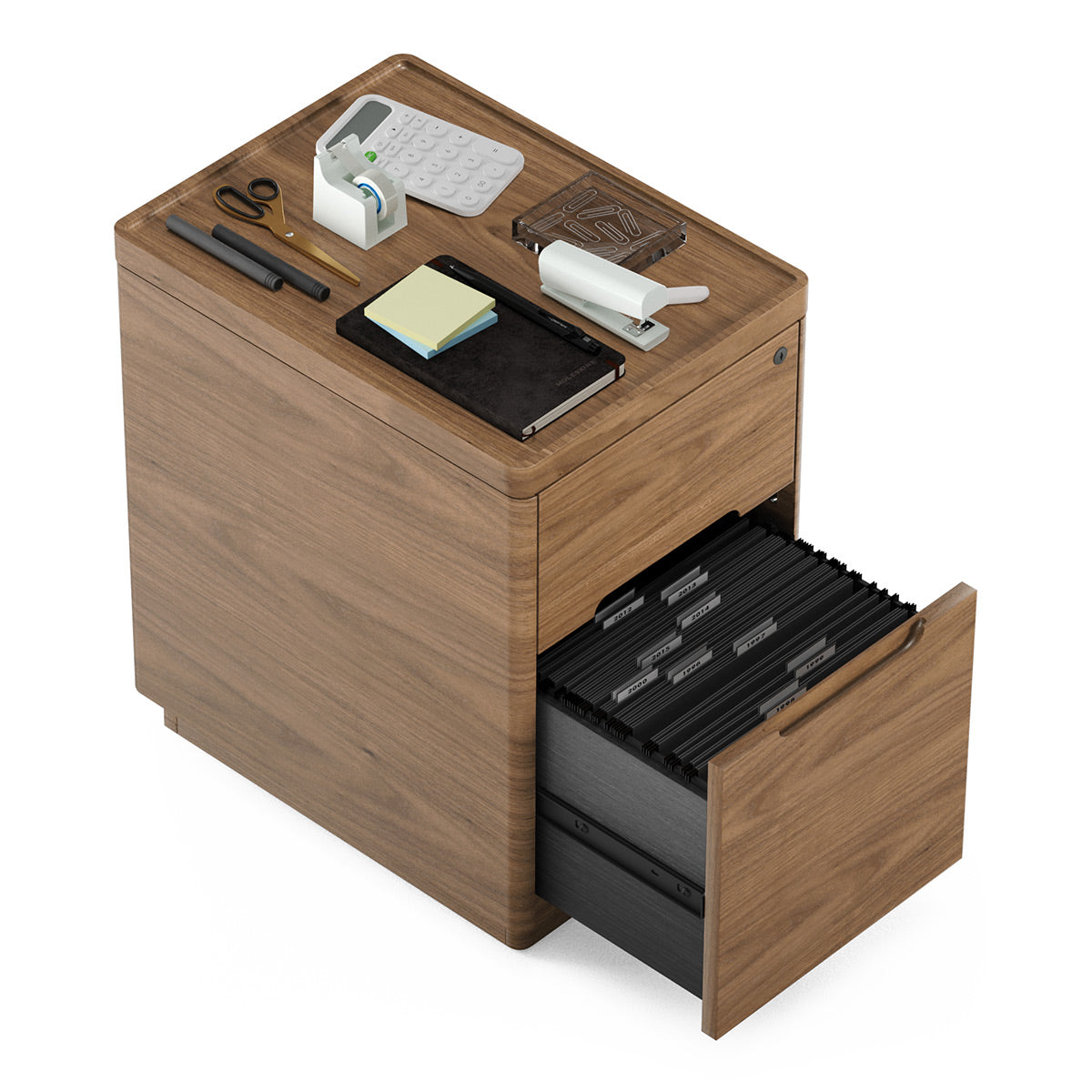 BDI Luma 6727 File Pedestal (Natural Walnut)