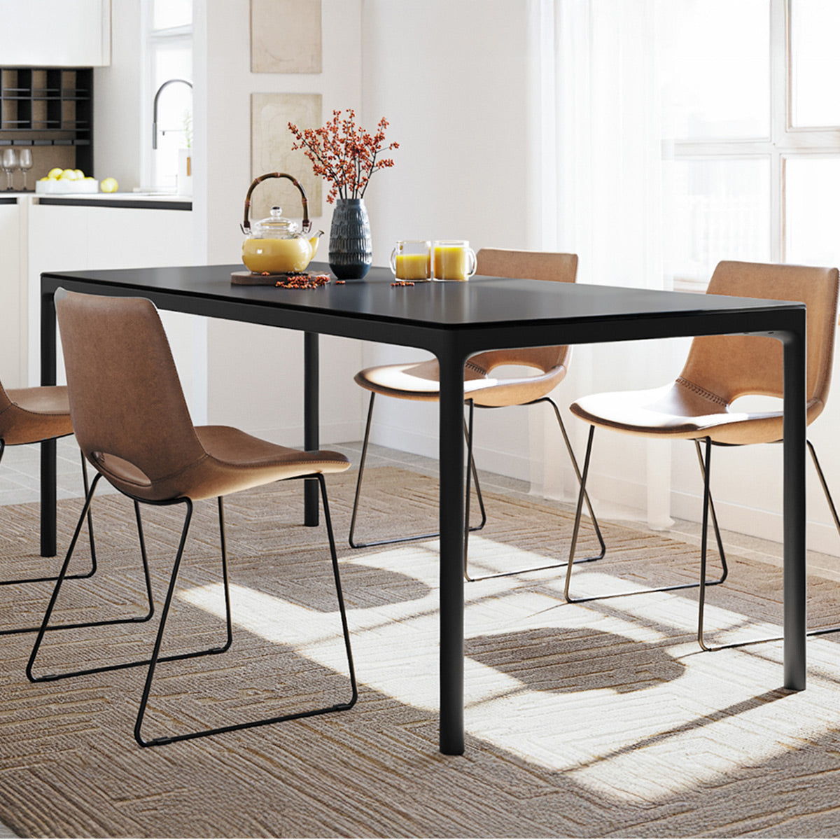 BDI Luma 6762 Lift Standing Desk (Black)