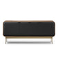 BDI Plume 8077 Triple Wide Media Cabinet (Natural Walnut, Bronze)