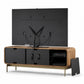 BDI Plume 8077 Triple Wide Media Cabinet (Natural Walnut, Bronze)