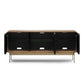 BDI Plume 8077 Triple Wide Media Cabinet (Natural Walnut, Bronze)