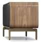 BDI Plume 8077 Triple Wide Media Cabinet (Natural Walnut, Bronze)