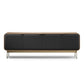 BDI Plume 8079 Quad Wide Media Cabinet (Natural Walnut, Bronze)