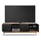 BDI Plume 8079 Quad Wide Media Cabinet (Natural Walnut, Bronze)