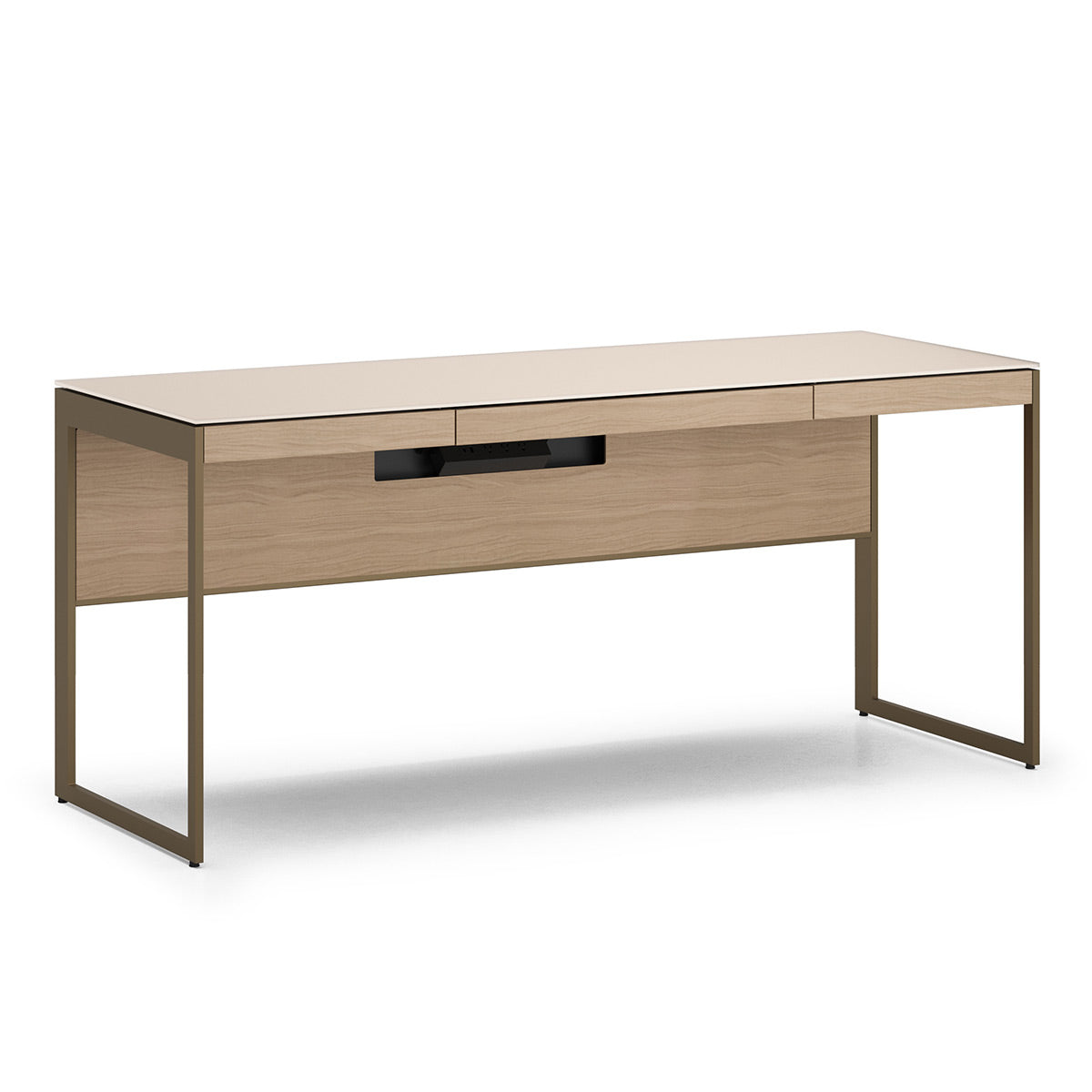 BDI Sequel Studio 6601 Desk (Neo Oak, Bronze)