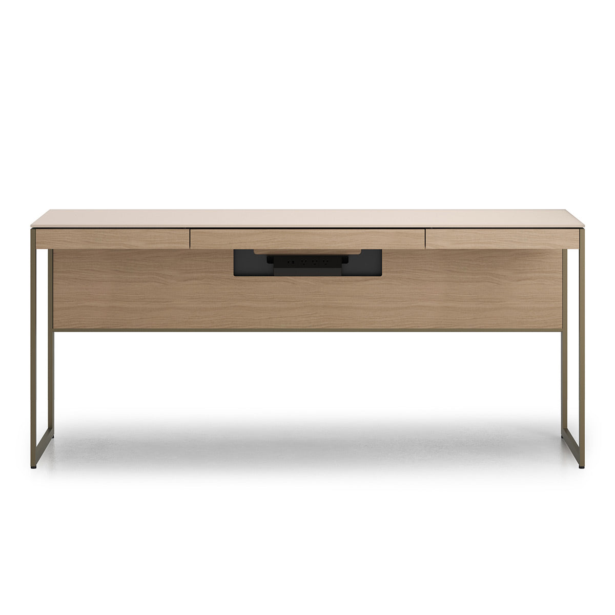 BDI Sequel Studio 6601 Desk (Neo Oak, Bronze)