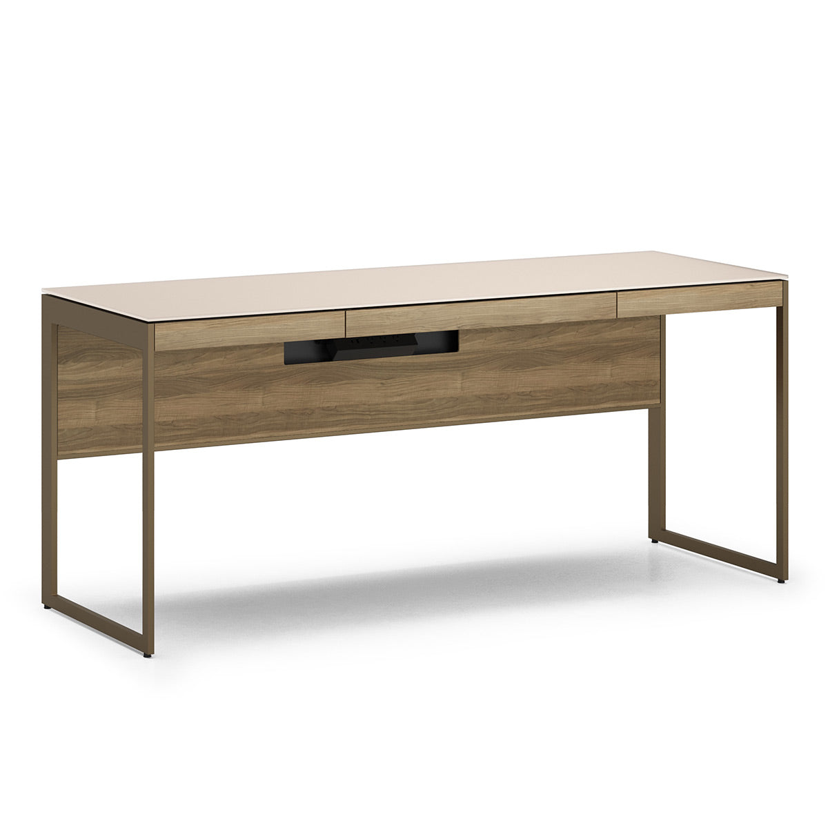 BDI Sequel Studio 6601 Desk (Neo Walnut, Bronze)