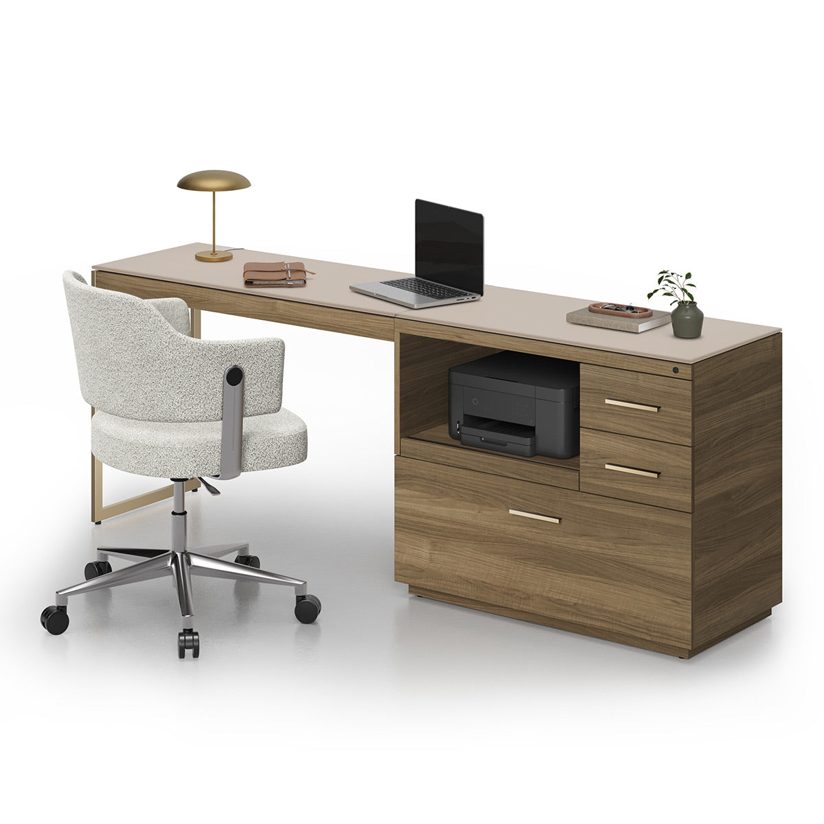 BDI Sequel Studio 6612 Return (Neo Walnut, Bronze)