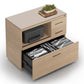 BDI Sequel Studio 6617 Multifunction Cabinet (Neo Oak, Bronze)