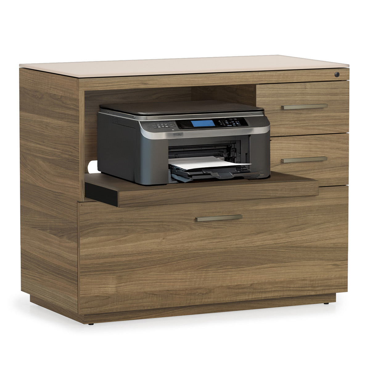 BDI Sequel Studio 6617 Multifunction Cabinet (Neo Walnut, Bronze)